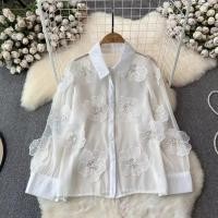 ราคา เสื้อเชิ้ตแขนยาว ทรงหลวม สไตล์เกาหลี สําหรับผู้หญิง พร้อมส่ง (25122644712)