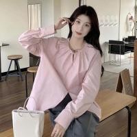 ราคา เสื้อเชิ้ตแขนยาว ทรงหลวม สไตล์เกาหลี สําหรับผู้หญิง พร้อมส่ง (25008809441)