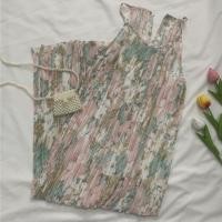 ราคา ชุดเดรสแม็กซี่ยาว แขนกุด พิมพ์ลายดอกไม้ ทรงหลวม สไตล์เกาหลี แฟชั่นฤดูร้อน สําหรับผู้หญิง พร้อมส่ง (24656815607)