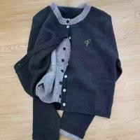 ราคา เสื้อกลมสำหรับผู้หญิงสไตล์เกาหลี แขนยาวและคอนวี (57600537217)