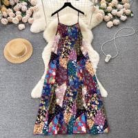 ราคา ใหม่ ชุดเดรสแม็กซี่ยาว แขนกุด พิมพ์ลาย สไตล์เกาหลีวินเทจ โอเวอร์ไซซ์ สําหรับผู้หญิง พร้อมส่ง (25473958908)