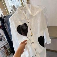 ราคา เสื้อเบลาส์ แขนยาว คอปก ทรงหลวม สไตล์เกาหลี เรโทร แฟชั่นสําหรับผู้หญิง (24270612462)