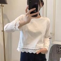 ราคา เสื้อลูกไม้แขนยาวสไตล์เกาหลีสำหรับผู้หญิง แต่งตัวได้หลายโอกาสและสวมใส่สบายในวันธรรมดา (51850609064)