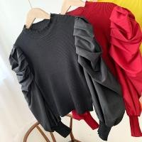 ราคา เสื้อแขนยาวสไตล์เกาหลีแบบSlim พัฟเสื้อสำหรับสุภาพสตรี (47251438700)