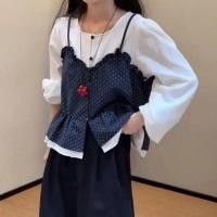 ราคา เสื้อแขนยาวสไตล์เกาหลีสำหรับสุภาพสตรี ทรงคลุมกระชับ (43872670635)