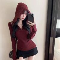 ราคา เสื้อแขนยาวสไตล์เกาหลีสำหรับผู้หญิง เสื้อลูกไม้แบบหลวมๆ (43417334389)