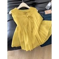 ราคา เสื้อแขนกุดสไตล์เกาหลีสำหรับสุภาพสตรี ออกแบบลายจุดชีฟอง ใส่สบายในหน้าร้อน (42757049748)