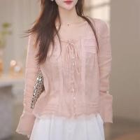 ราคา เสื้อแขนยาวลายลูกไม้สไตล์เกาหลีสำหรับสตรี สวมใส่ง่าย เหมาะกับการแต่งตัวในชีวิตประจำวัน (42670438779)