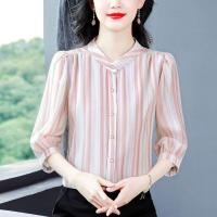 ราคา เสื้อแขนสามส่วน สไตล์เกาหลี สำหรับสุภาพสตรี สวมใส่ง่ายและสบาย (41372567240)