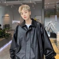 ราคา เสื้อวิ่ง เสื้อครอบ jacket หนัง แจ็คเก็ตหนังผู้ชายสไตล์อเมริกัน ฤดูใบไม้ร่วง ระดับไฮเอนด์ หนังคุณภาพดี เหมาะสำหรับขี่รถจักรยานยนต์ (41325358391)