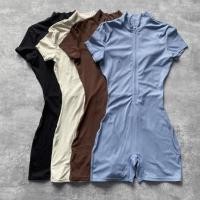 ราคา บอดี้สูทผู้หญิงมีฟองน้ำ บอดี้สูทเว้าเอวบอดี้สูท บอดี้สูทสาวอวบ ชุดโยคะแขนสั้นสำหรับฤดูใบไม้ร่วง ดีไซน์ใหม่ สำหรับการเต้นรำและฟิตเนส พร้อมความสะดวกในการเคลื่อนไหว (27543446975)