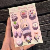 ราคา jibbitz เกาหลี jibbitz จิบบิท อุปกรณ์ประดับลายการ์ตูน LABU สำหรับรองเท้า DIY พร้อมดอกไม้ถอดได้และเข็มขัดหัวรองเท้า (42225786121)