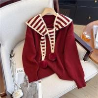 ราคา sweater christmas christmas sweater mardi sweater แจ๊กเก็ตสีแดงสำหรับผู้หญิง ออกแบบสำหรับฤดูใบไม้ร่วงและฤดูหนาว พร้อมผ้าคลุมไหล่และเสื้อคลุมแบบสูท (27393535931)