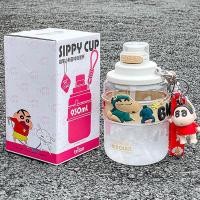 ราคา กระติกน้ำ 2 ลิตร กระติกน้ำ 2 ลิตรเก็บความเย็น กระติกน้ำเก็บความเย็น Crayon Shin Chan ถ้วยน้ําฤดูร้อนชายหญิง tritan ถ้วยฟางความจุขนาดใหญ่น่ารักนักเรียน Ton Barrel ตันแบบพกพา (28693535850)