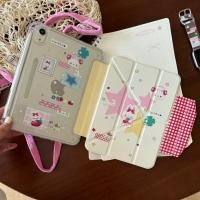 ราคา case ipad air4 เคส ipad gen10 case ipad air5 น่ารักหูฟัง Bunny เหมาะสําหรับ iPad แท็บเล็ตป้องกันกรณี Y off pro พร้อมช่องเสียบปากกา 10th Generation Hard 43 ซม mini Air (56851236692)