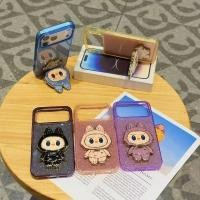 ราคา เคส 425 ไอโฟน เคส 425 เคสไอแพด 425 degree เหมาะสําหรับ Apple iPhone17 Pro สีโปร่งใส Glitter Labubu ที่วางกระจกไฟฟ้าเคสโทรศัพท์เงา (44475487875)