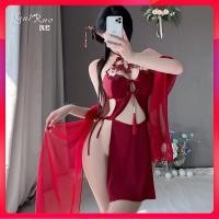 ราคา ชุดชั้นในเซ็กซี่สไตล์โบราณเชือกแขวนคอลูกไม้เย็บปักถักร้อยเซ็กซี่ชุดเครื่องแบบกลวงเปลือย (26333556247)