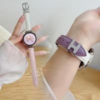 ราคา 20 มม 22 มม สองสีลิ้นจี่ grain สําหรับ Amazfit 2 Bip 6 Amazfit Balance GTS GTR สายหนังเหมาะสําหรับแฟชั่นสําหรับ Amazfit Bip 5 Active Cheetah (43417123085)