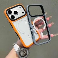 ราคา Color Lucky Series เคสโทรศัพท์แม่เหล็กโปร่งใสเข้ากันได้กับ iPhone 17 PRO MAX AIR iPhone 16 Pro Max 15 14 13 PLUS COVER CASE (48850321236)