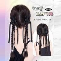 ราคา ผมปลอม ผมเปียปลอม มวยผมปลอม วิกผม Braids หญิง Twist Braids Influencer บัลเล่ต์สไตล์ Braids มวย Braids สกปรก Braids ธรรมชาติจําลองวิกผม Braids Po (54500152856)