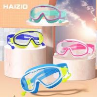 ราคา แว่นตาว่ายน้ำเด็ก แว่นกันน้ํา แว่นกันฝุ่น Clearance แว่นตาว่ายน้ำ HD กันไอน้ำ ขนาดใหญ่ สำหรับเด็กชายและหญิง เหมาะสำหรับการว่ายน้ำและการดำน้ำ (50850755258)