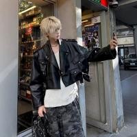 ราคา เสื้อครอบ เสื้อผู้ชาย เสื้อหนัง อเมริกันย้อนยุคแจ็คเก็ตหนังสั้นผู้ชายฤดูใบไม้ผลิฤดูใบไม้ร่วงถนนสวมปักเป้าหล่อระดับไฮเอนด์รถจักรยานยนต์สูทแจ็คเก็ตหนัง ปู่ ด้า (41375373570)