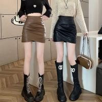 ราคา กระโปรงทำงานผู้หญิง กระโปรงสั้น กระโปรงทำงาน กระโปรงหนังผู้หญิง สไตล์ใหม่สำหรับฤดูใบไม้ร่วงและฤดูหนาว สีดำ เอวสูง รัดรูป ทำให้ผอมเพรียวและสวยงาม (40426483573)