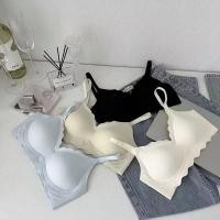 ราคา บราคล้องคอ ปีกนกดันทรง บราดันทรง Angel Heart ชุดชั้นในชิ้นเดียวไร้รอยต่อ Anti Sgging Gathering Small Breast Thin Bra กีฬาสุภาพสตรี Bra (43525741192)