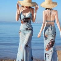 ราคา swimming suit ชุดว่ายน้ำผู้หญิง ชุดว่ายน้ำผู้หญิงทูพีช ชุดว่ายน้ำผู้หญิงแบบบิกินี่ 3 ชิ้น สไตล์ใหม่ มีความsexyและเรียบร้อย เสริมสร้างสัดส่วนให้สวยงาม (41625496147)