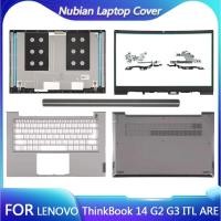 ราคา สําหรับใหม่ Lenovo ThinkBook 14 G2 ARE ITL ThinkBook 14 G3 ACL ITL LCD ปกหลัง LCD ด้านหน้า Palm Rest ด้านล่าง บานพับ Axle ฝาครอบเงินสีเทาเปลี่ยนแล็ปท็อปกรณีด้านบน (41024889921)