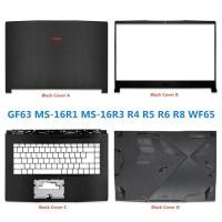ราคา ใหม่สําหรับ MSI GF63 MS 16R1 MS 16R3 MS 16R4 MS 16R5 R6 R8 WF65 แล็ปท็อปปกหลัง LCD กรอบด้านหน้า Palmrest ด้านล่าง บานพับ (24333300551)