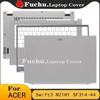 ราคา ใหม่สําหรับ Acer Swift3 SF314 44 N21H1 แล็ปท็อปปกหลัง LCD กรอบด้านหน้า ที่วางฝ่ามือ ฝาครอบด้านล่าง เงิน (29664875691)