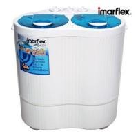 ราคา IMARFLEX 2 เครื่องซักผ้า แบบสองถัง ความจุ 2 กก WM 201 (1560883067)