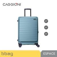 ราคา Caggioni กระเป๋าเดินทาง ฝาหน้า รุ่นเอสเปซ Espace N20022 ล้อคู่ TSA Lock 20 24 28 นิ้ว สีฟ้า (23572966298)