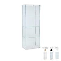 ราคา INDEX LIVING MALL ตู้โชว์กระจก รุ่นกลอรี่ ขนาด 60 ซม สีขาว สีดำและสีแกรนด์ โอ๊ค (1895955550)