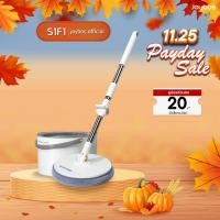 ราคา Joybos M16 Plus ชุดถังปั่น ไม้ถูพื้น spin ไม้ม็อบถูพื้น แบบสี่เหลี่ยม Spin Mop ถังแยกน้ำสะอาด สกปรก ผ้าถู (18250099906)