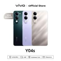 ราคา ใหม่ vivo Y04s 4 64 128GB วีโว่ แบตเตอรี่ 6000mAh โครงสร้างกันกระแทกรอบด้าน ลำโพงพลังเสียง 200 ทนน้ำทนฝุ่น IP64 (47300256116)