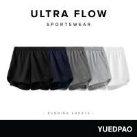 ราคา Yuedpao Sportswear กางเกงออกกำลังกายขาสั้น กางเกงวิ่ง 2in1 มีซับใน พร้อมกระเป๋าด้านข้าง Ultra Flow Running (26736371857)