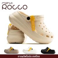 ราคา Marco Rocco รองเท้าแตะแฟชั่นผู้หญิง EVA นุ่มใส่สบายเท้า กันลื่น ระบายอากาศดี รองเท้าหัวโต MR8026 (26884079067)