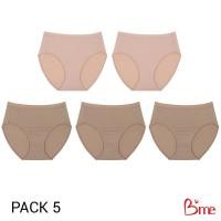 ราคา B me กางเกงใน รุ่น ME7050 ME7051 แพ็ก 5 ตัว คละสี นู้ด2โอวัลติน3 สีดำ สีน้ำตาล สีชมพูกุหลาบ (25202559932)
