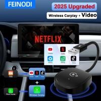 ราคา FEINODI Wireless Apple CarPlay Dongle แปลงคาร์เพลย์แบบใช้สายจากโรงงานเป็นดองเกิล CarPlay ไร้สาย รองรับการรับชม YouTube Netflix ttok บน CARPLAY (22759332508)