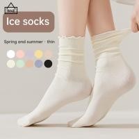 ราคา COD ถุงเท้าขอบไม้ผ้าฝ้ายทรงหลวมน่ารักสไตล์เกาหลีญี่ปุ่นแฟชั่นฤดูใบไม้ผลิและฤดูร้อนสําหรับผู้หญิงและนักเรียน a one (20087516241)