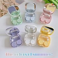 ราคา COD กล่องแว่นคอนแทคเลนส์เหลี่ยมสีแคนดี้พร้อมกระจกเรียบง่ายแฟชั่นแบบพกพาสวยงามทนทานขายส่งเลือกสีได้ detlyet (17895796570)