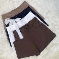 ราคา NEW Jennie short pants กางเกงขาสั้น กระเป๋าเหลี่ยม ซิปหน้า กางเกงขาสั้นสำหรับผู้หญิง polar bkk (26377323543)
