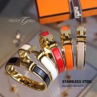ราคา มาใหม่ กำไล Stainless ตัวเรือนทอง Size S M L พร้อมส่งครบสี (24564783448)