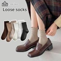 ราคา COD ถุงเท้าขอบไม้ผ้าฝ้ายทรงหลวมน่ารักสไตล์เกาหลีญี่ปุ่นแฟชั่นฤดูใบไม้ผลิและฤดูร้อนใหม่สําหรับผู้หญิงและนักเรียน a one (21687243152)