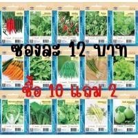 ราคา เมล็ดผัก เจียไต๋ ซื้อ 10 แถม 2 มีโค๊ดส่วนลด เมล็ดพันธุ์ผัก เจียไต๋ OP (41851384126)