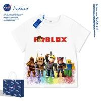 ราคา NASA เสื้อยืดเด็ก Roblox แขนสั้น ผ้าฝ้าย 100 เสื้อยืดเด็กผู้ชาย นุ่มสบาย ระบายอากาศดี คุณภาพดี พร้อมส่ง 24ชม (44317438111)