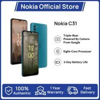 ราคา สมาร์ทโฟน Nokia C31 6 74 หน้าจอ HD IP52 กันน้ํา 4GB 128GB (16098103755)