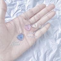 ราคา ส่งจากไทย สร้อยคอ สแตนเลส จี้เปลี่ยนสีตามอุณหภูมิ อักษร A Z ไม่ลอกไม่ดำ (20288584903)